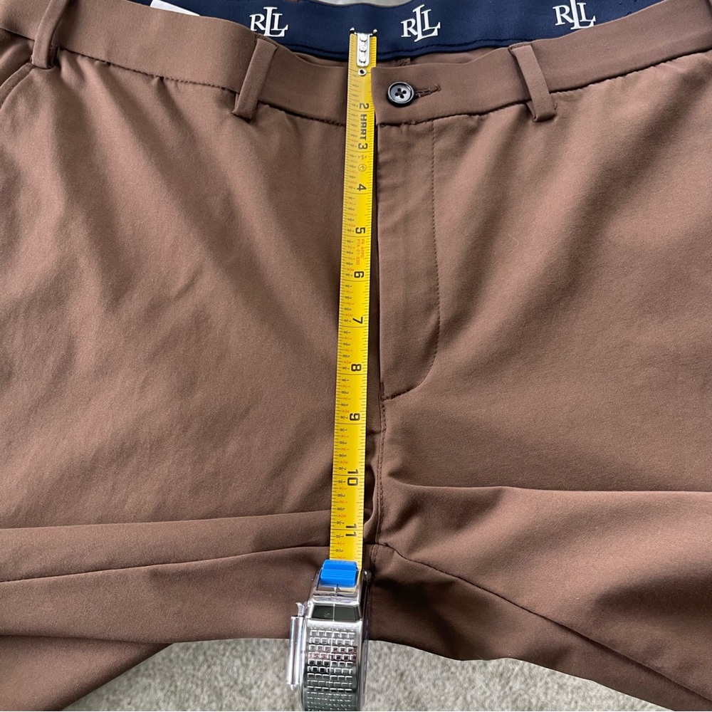 Ralph Lauren Black Label Men's 38/30 Brown Performance Casual Stretch Golf Pants - Picture 5 of 8